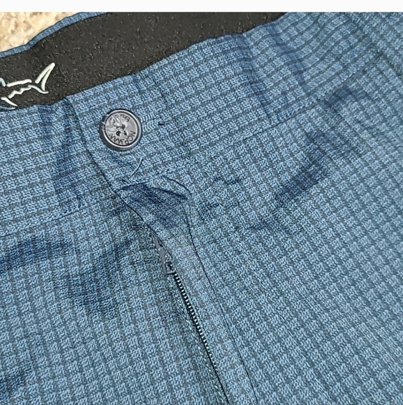 Greg Norman Collection Navy Houndstooth Trousers - Picture 3 of 9
